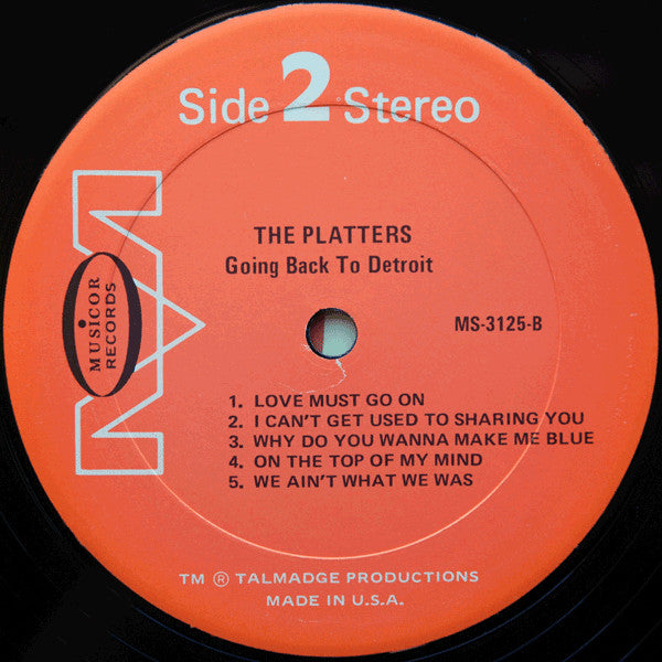Platters, The : Going Back To Detroit (LP,Album,Reissue,Stereo)
