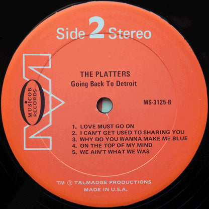 Platters, The : Going Back To Detroit (LP,Album,Reissue,Stereo)