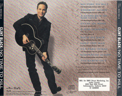 Clint Black : No Time To Kill (Album,Club Edition)