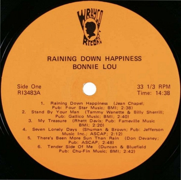 Bonnie Lou : Raining Down Happiness (LP,Album)
