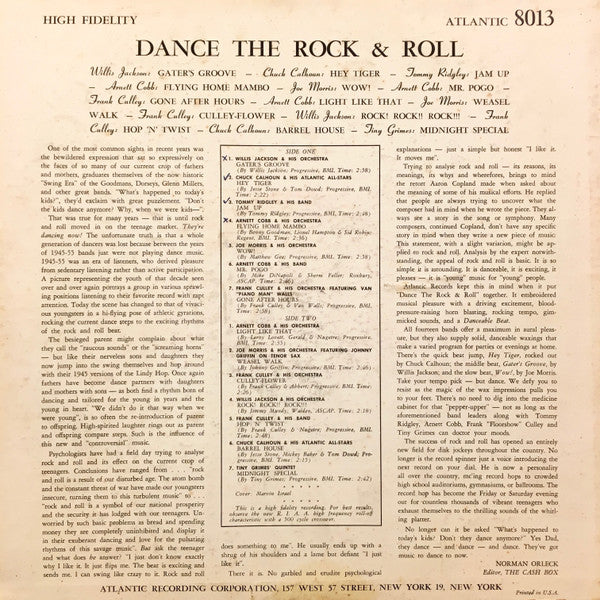 Various : Dance The Rock & Roll (LP,Compilation)