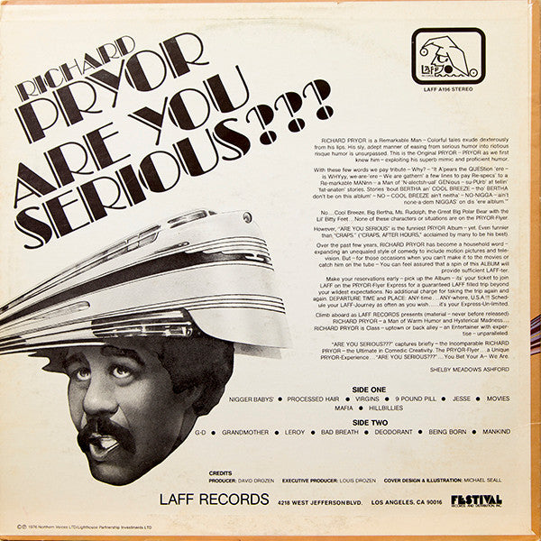 Richard Pryor : Are You Serious??? (LP,Album)