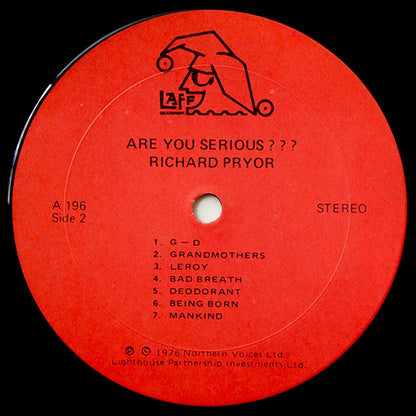 Richard Pryor : Are You Serious??? (LP,Album)
