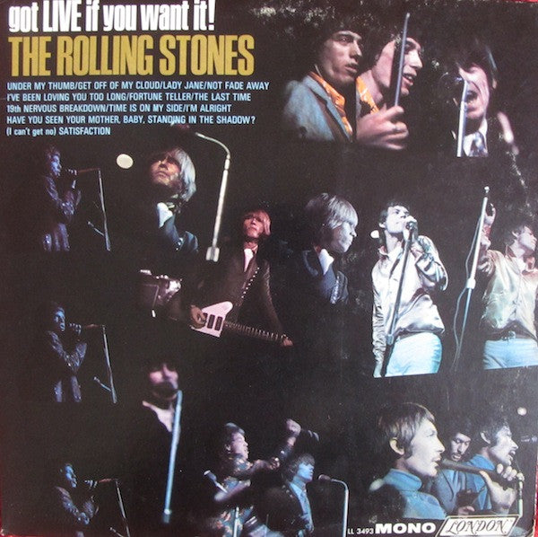 Rolling Stones, The : Got Live If You Want It! (LP,Album,Mono)