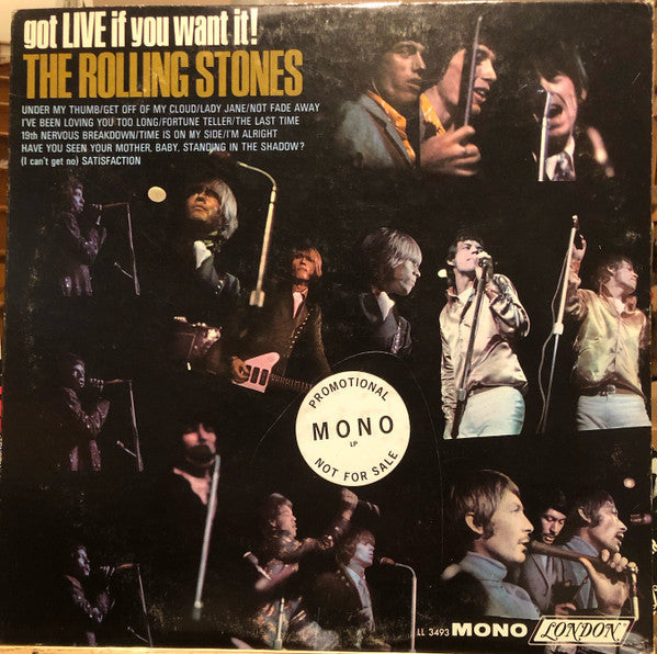 Rolling Stones, The : Got Live If You Want It! (LP,Album,Mono)
