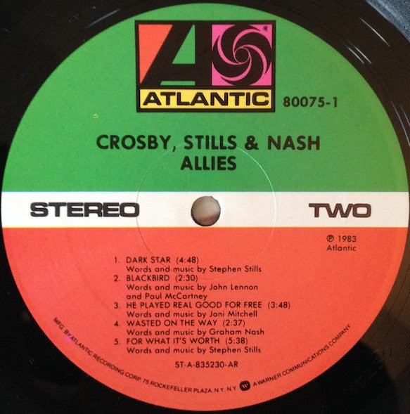 Crosby, Stills & Nash : Allies (LP,Album)