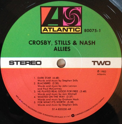 Crosby, Stills & Nash : Allies (LP,Album)