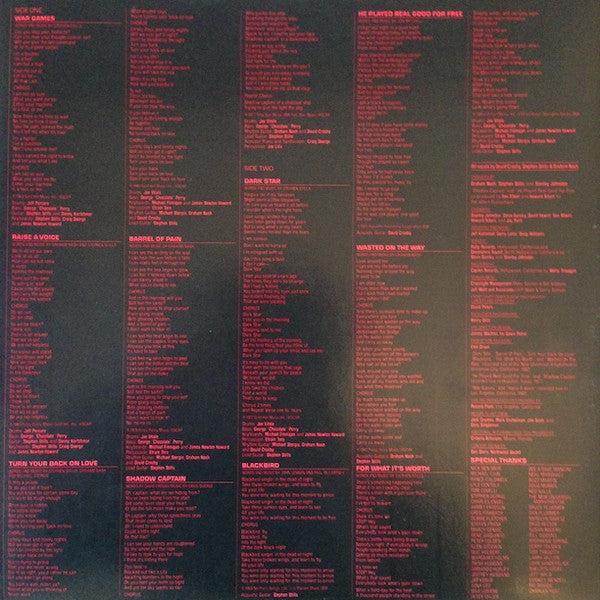 Crosby, Stills & Nash : Allies (LP,Album)