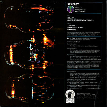 Synergy (3) : Electronic Realizations For Rock Orchestra (LP,Album)