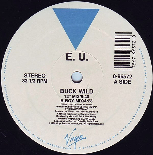 E.U. : Buck Wild (12",33 ⅓ RPM)