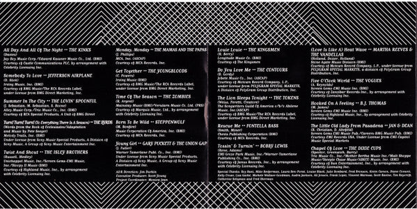 Various : I Love Rock & Roll:  Hits Of The 60's -- Volume Two (Compilation)