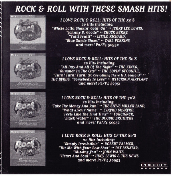 Various : I Love Rock & Roll:  Hits Of The 60's -- Volume Two (Compilation)