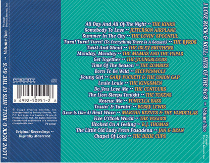 Various : I Love Rock & Roll:  Hits Of The 60's -- Volume Two (Compilation)