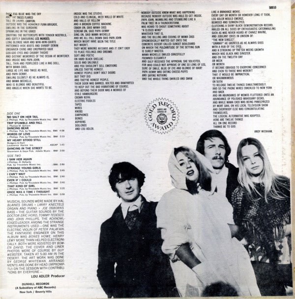 Mamas & The Papas, The : The Mamas & The Papas (LP,Album,Reissue,Stereo)