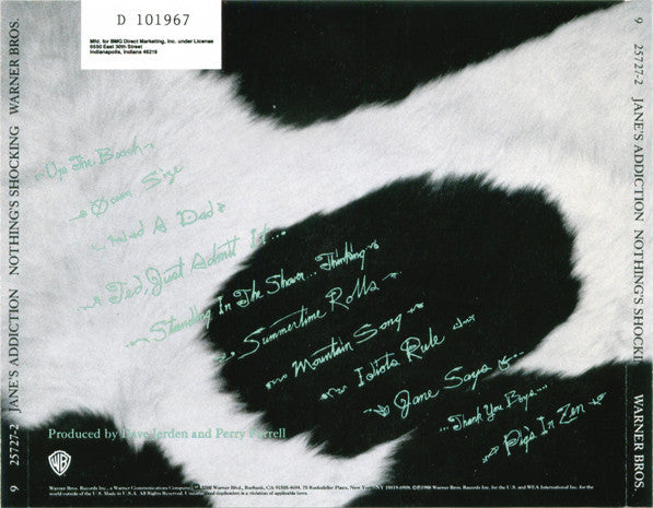 Jane's Addiction : Nothing's Shocking (Album,Club Edition)