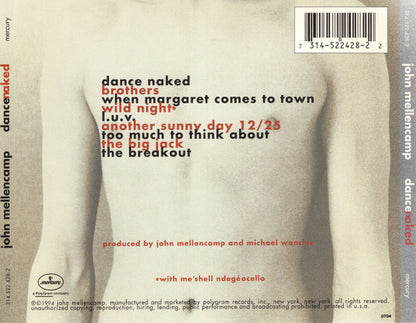 John Cougar Mellencamp : Dance Naked (Album)