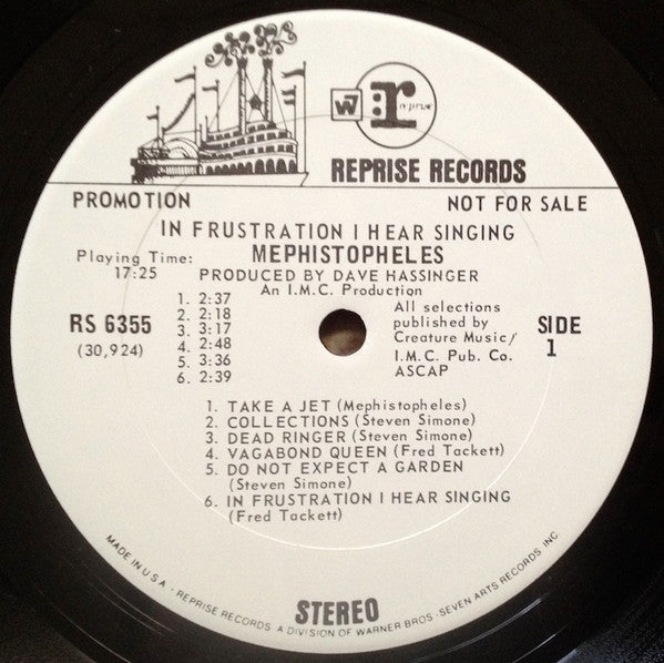 Mephistopheles (3) : In Frustration I Hear Singing (LP,Album,Promo)