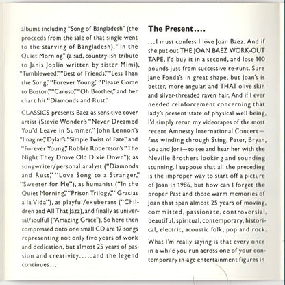 Joan Baez : Classics Volume 8 (Compilation,Club Edition)