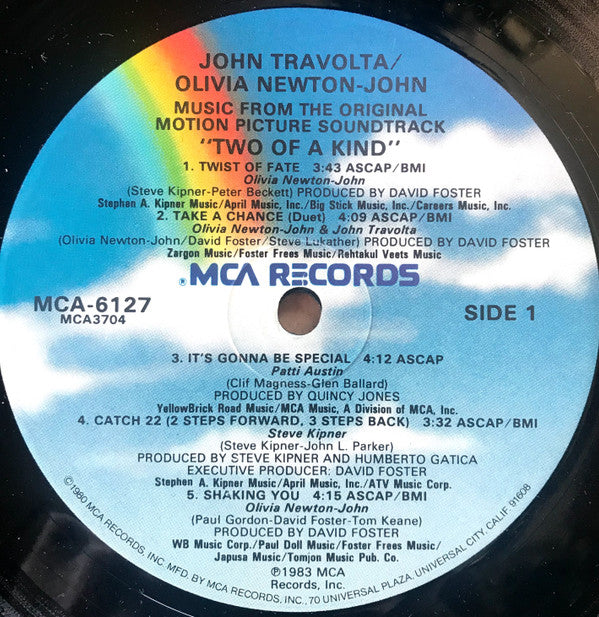 Various : Two Of A Kind - Music From The Original Motion Picture Soundtrack (LP,Album)