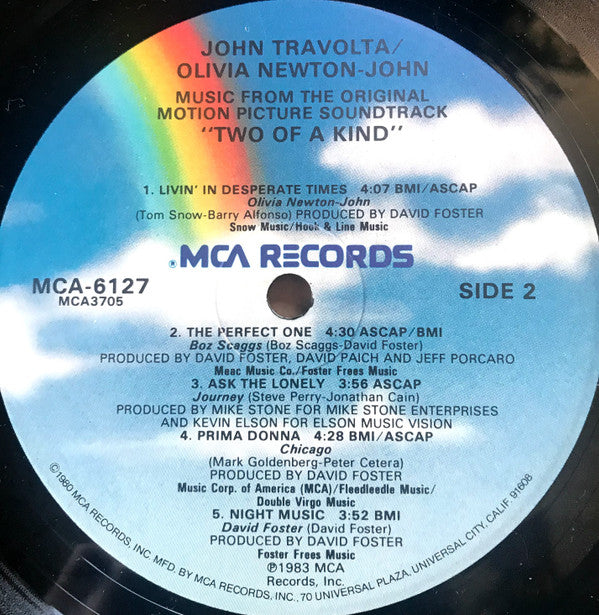 Various : Two Of A Kind - Music From The Original Motion Picture Soundtrack (LP,Album)