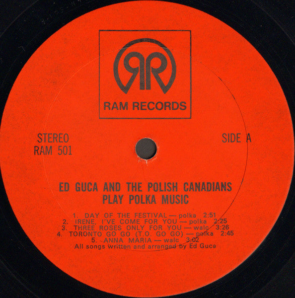 Ed Guca And The Polish Canadians : Play Polka Music (LP)