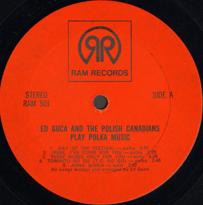 Ed Guca And The Polish Canadians : Play Polka Music (LP)