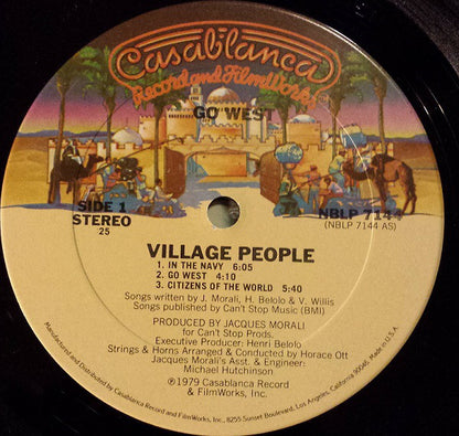 Village People : Go West (LP,Album,Stereo)