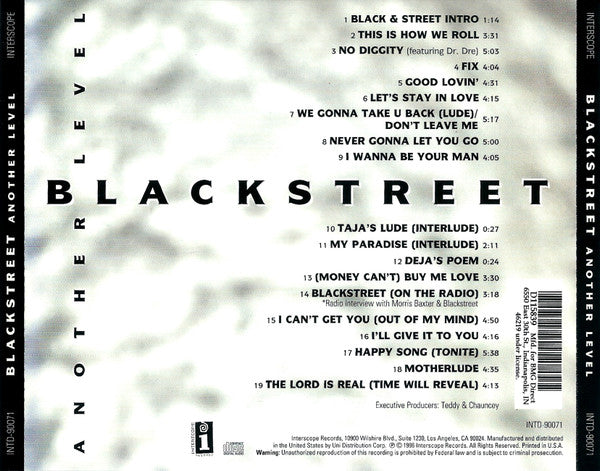 Blackstreet : Another Level (Album,Club Edition)