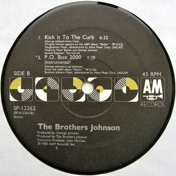 Brothers Johnson : Kick It To The Curb (12",45 RPM,Single)