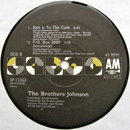 Brothers Johnson : Kick It To The Curb (12",45 RPM,Single)