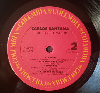 Carlos Santana : Blues For Salvador (LP,Album)