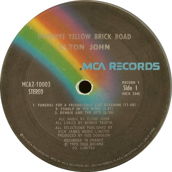 Elton John : Goodbye Yellow Brick Road (LP,Album)