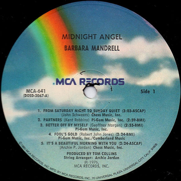 Barbara Mandrell : Midnight Angel (LP,Album,Reissue)