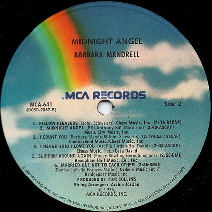 Barbara Mandrell : Midnight Angel (LP,Album,Reissue)
