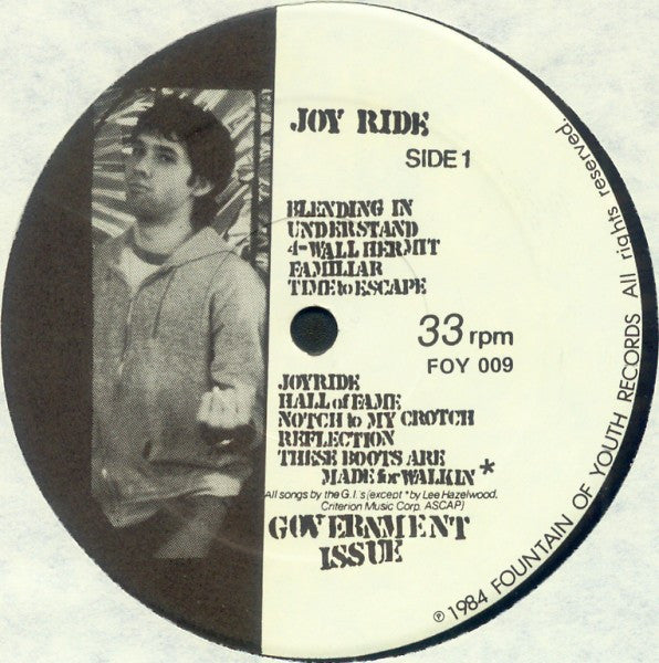Government Issue : Joy Ride (LP,Album)