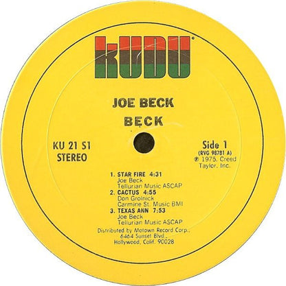 Joe Beck : Beck (LP,Album,Stereo)