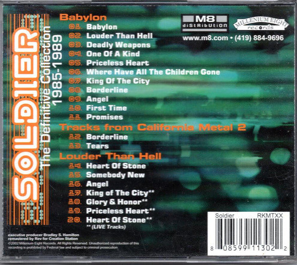 Soldier (7) : The Definitive Collection 1985-1989 (Compilation,Remastered)