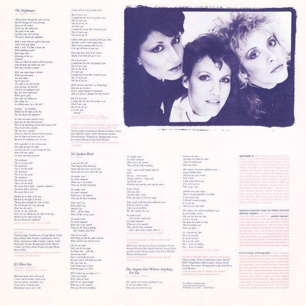 Stevie Nicks : Rock A Little (LP,Album)