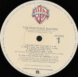 Who, The : Face Dances (LP,Album)