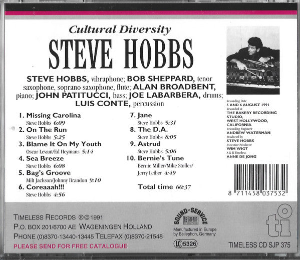 Steve Hobbs : Cultural Diversity (Album)