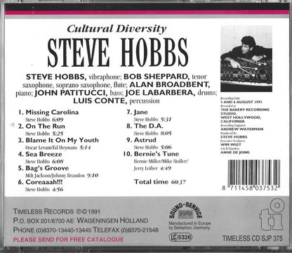 Steve Hobbs : Cultural Diversity (Album)