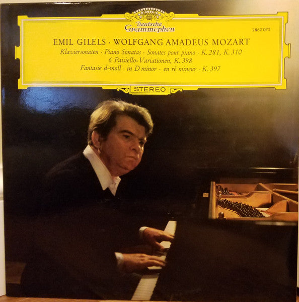 Wolfgang Amadeus Mozart, Emil Gilels : Emil Gilels In Salzburger Mozarteum (LP)