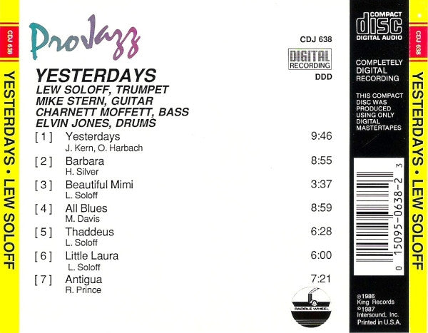 Lew Soloff : Yesterdays (Album)
