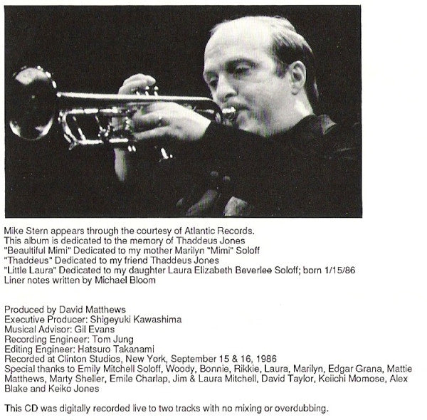 Lew Soloff : Yesterdays (Album)