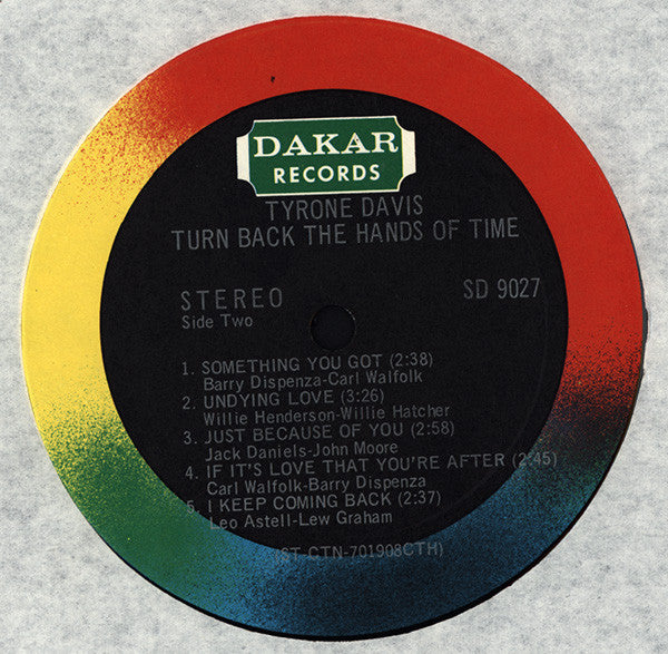 Tyrone Davis : Turn Back The Hands Of Time (LP,Album)