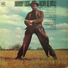 Johnny Cash : Mean As Hell! (Ballads From The True West) (LP,Album,Mono)