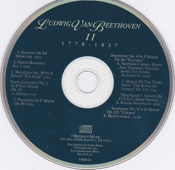 Ludwig van Beethoven : Ludwig van Beethoven II 1770-1827 (Compilation)