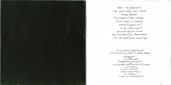 Sinéad O'Connor : I Do Not Want What I Haven't Got (Album,Club Edition,Stereo)