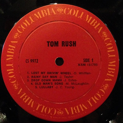 Tom Rush : Tom Rush (LP,Album,Reissue)