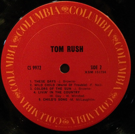 Tom Rush : Tom Rush (LP,Album,Reissue)